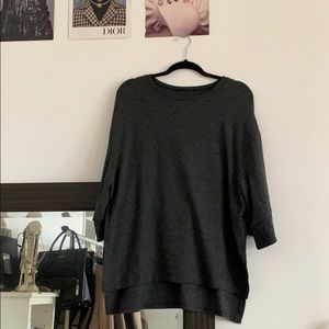 Zara oversized sweater tee